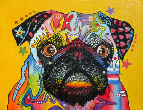 Psychedelic Pug